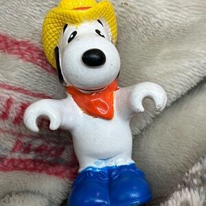 Peanuts McDonalds Happy Meal Toy Farmer Snoopy  Vintage